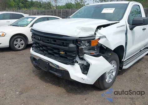 2023 Chevrolet Silverado 1500 2Wd Long Bed Wt z USA, uszkodzony, nr VIN 3GCNAAED9PG318984